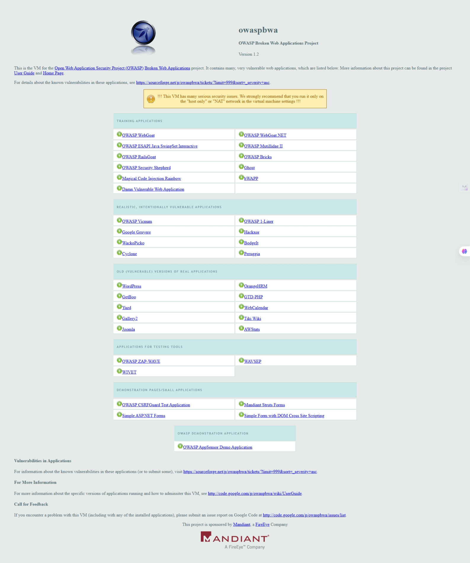 after run access the web applications.